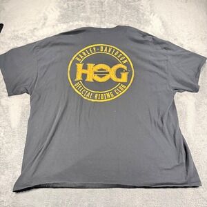 Harley-Davidson HOG Official Riding Club Graphic T-Shirt Mens 3XL Black Gildan